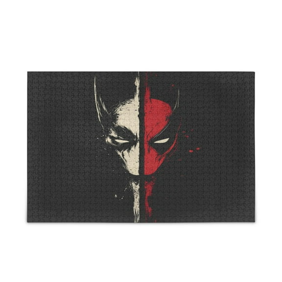 WOBOGO Deadpool and Wolverine Puzzle Challenge 500 Piece Jigsaw Suitable for Game Night Finished Size 20.5 x 14.9in