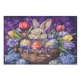 thumbnail image 1 of WOBOGO Easter Rabbit Purple Pattern Jigsaw Puzzle Challenge 500 Piece Jigsaw Suitable for Game Night Finished Size 20.5 x 14.9in, 1 of 8