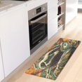 thumbnail image 1 of WOBOGO Exotic Style Sloth Pattern Carpet 39x20in Kitchen Bathroom Plush Absorbent Non-Slip Floor Mat, 1 of 8