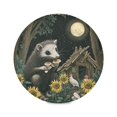 thumbnail image 1 of WOBOGO Extra Large Possum Round Placemats Set of 1 Heat Resistant Washable Kitchen Table Decorations 15.4in, 1 of 7