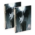 thumbnail image 1 of WOBOGO Fallen Angel Notebook College Horizontal Grid Paper Ink Spill Resistant Water Resistant Cover 8.3x5.7x0.4in, 1 of 8