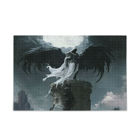 WOBOGO Fallen Angel Puzzle Challenge 500 Piece Jigsaw Suitable for Game Night Finished Size 20.5 x 14.9in