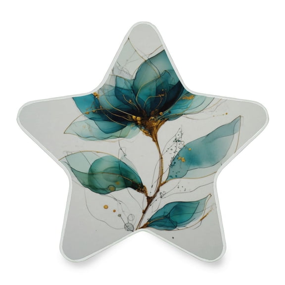 WOBOGO Fantasy Flower LED Star Night Light 0.2 Watt Wall Plug Dusk to Dawn Auto Switch Adjustable Brightness Soft White Light