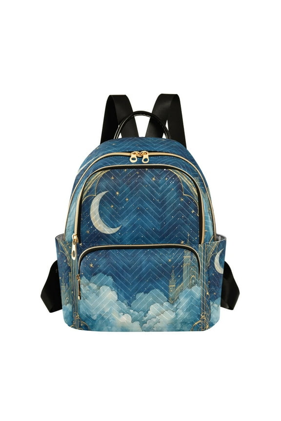 Fantasy Palace Butterfly Backpack Durable Lightweight Shoulder Bag Built-in Laptop Sleeve and Multiple Utility Compartments