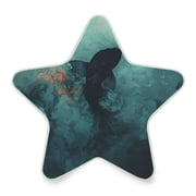 WOBOGO Fish Of The Deep LED Star Night Light 0.2 Watt Wall Plug Dusk to Dawn Auto Switch Adjustable Brightness Soft White Light