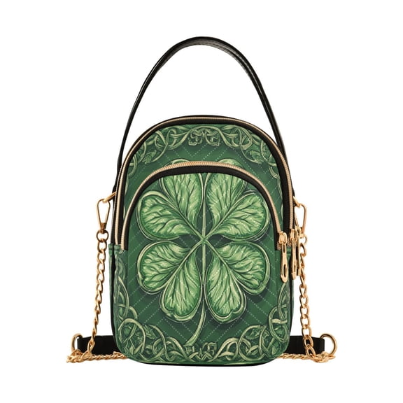 WOBOGO Four Leaves Clover Ladies Chain Shoulder Bag Fashion Designer Handbag Versatile Classic Style