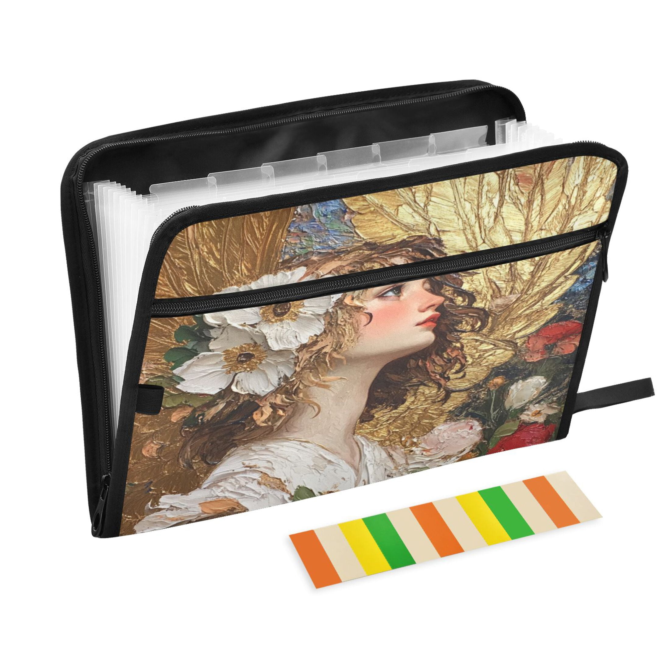 WOBOGO Garden Angel Expanding File Folder Letter Size Accordion Filing ...