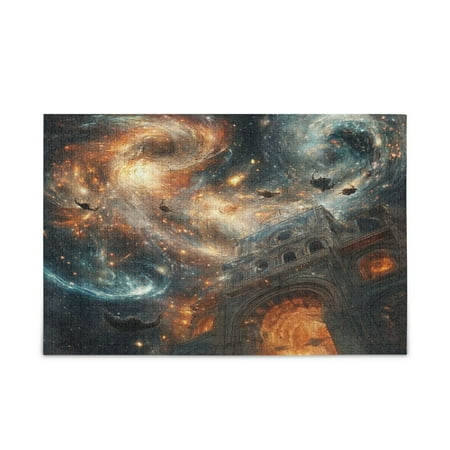 WOBOGO Gate Of Chaos Puzzle Challenge 500 Piece Jigsaw Suitable for Game Night Finished Size 20.5 x 14.9in