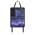 thumbnail image 1 of WOBOGO Giant Tiger Purple Pattern Backseat Car Organizer Footed Universal Car with Touch Screen Tablet Holder Rear Seat Protector, 1 of 7