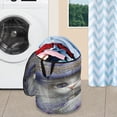 thumbnail image 1 of WOBOGO Gorgeous Persian Cat Foldable Laundry Baskets with Carry Handle Zipper Closure Travel Bathroom College Dorm Essentials, 1 of 7