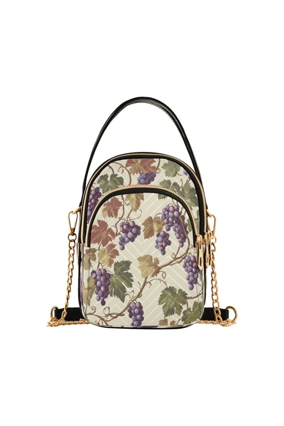 Grape Seamless Picture Ladies Chain Shoulder Bag Fashion Designer Handbag Versatile Classic Style
