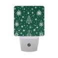 thumbnail image 1 of WOBOGO Green Christmas Tree LED Night Light 2 Pcs Set 0.5 Watt Wall Plug in Dusk to Dawn Automatic Switch Soft White Light, 1 of 7