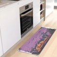 thumbnail image 1 of WOBOGO Halloween Night Background with Spooky Pumpkins Carpet 39x20in Kitchen Bathroom Plush Absorbent Non-Slip Floor Mat, 1 of 8