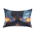 thumbnail image 1 of WOBOGO Halloween Queen Satin Pillowcase Soft Smooth Envelope Design Comfortable Bedding Essentials 20×26in, 1 of 9