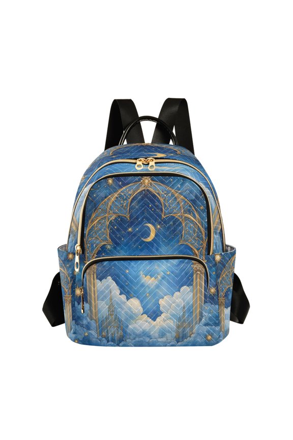Heavenly Palace Butterfly Backpack Durable Lightweight Shoulder Bag Built-in Laptop Sleeve and Multiple Utility Compartments