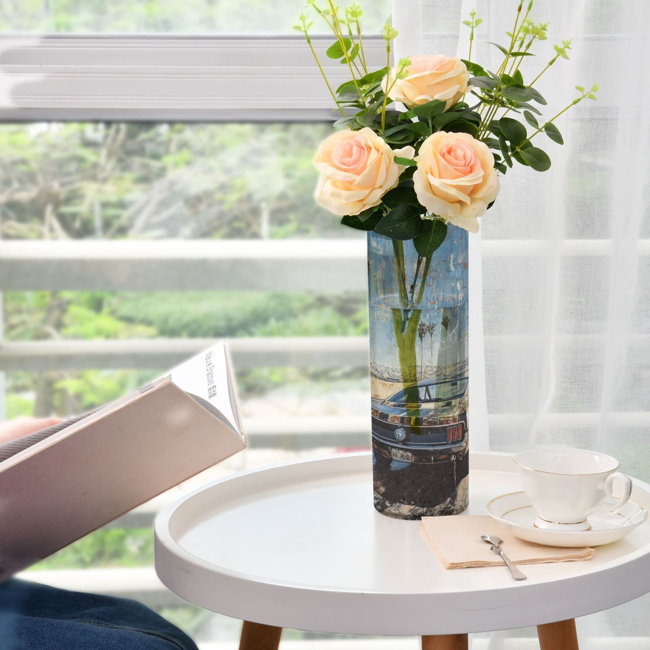 Car Flower Vase Auto Interior Decor