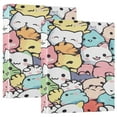 thumbnail image 1 of WOBOGO Kittens Of All Colors File Folders Extra Large Capacity to Hold 200 Sheets of Documents Hard Shell Ring Binder for School Home Office, 1 of 10