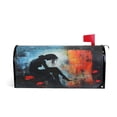 thumbnail image 1 of WOBOGO Lonely Woman Mailbox Cover Magnetic for Garden Yard Home Decor Standard Size 25.4×20.78in, 1 of 9