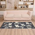 thumbnail image 1 of WOBOGO Lovely Husky Bedside long rug delicate and soft modern indoor area decor non slip carpet for bed room corridor entrance balcony, 1 of 8