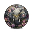 thumbnail image 1 of WOBOGO Majestic Elephant Acrylic Wall Clock Battery Operated 11.9in Silent No Tick Bedroom Living Room Office Classroom Decoration, 1 of 10