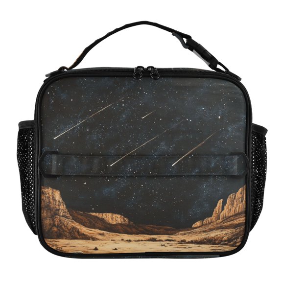 WOBOGO Meteor Tote Lunch Bag High Quality Insulated Aluminium Film For Cold with Adjustable Shoulder Strap 11.29.83.5in