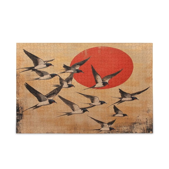 WOBOGO Millennium Of The Goose Puzzle Challenge 500 Piece Jigsaw Suitable for Game Night Finished Size 20.5 x 14.9in