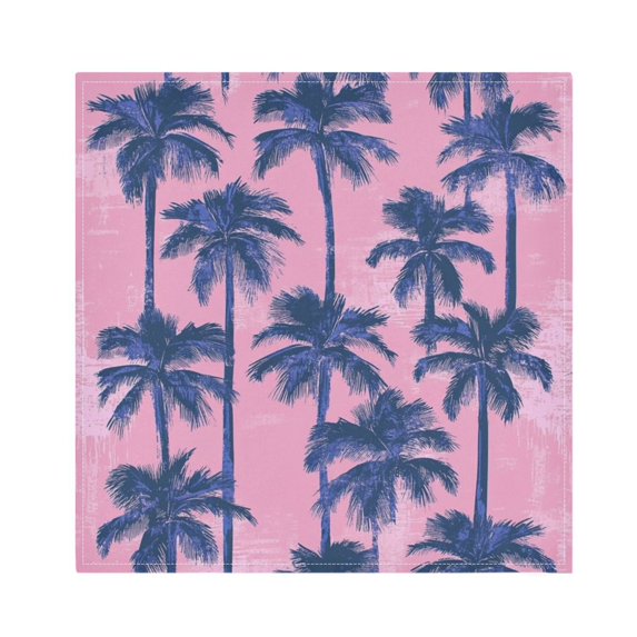 WOBOGO Palm Trees Cloth Napkins 6 Pieces Soft Elegant Touch Durable Absorbent Quick Drying for Elegant Dining