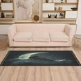 thumbnail image 1 of WOBOGO Playing Guitar on The Moon Bedside long rug delicate and soft modern indoor area decor non slip carpet for bed room corridor entrance balcony, 1 of 8