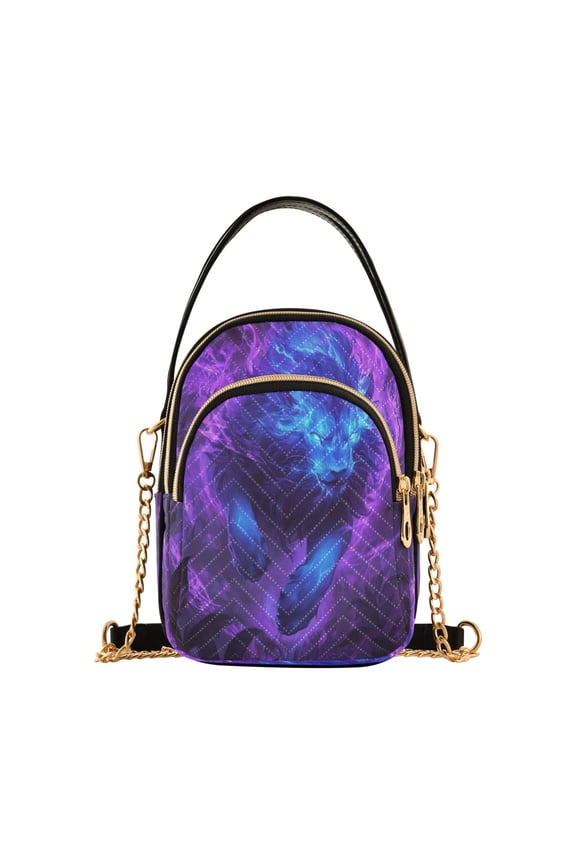 Purple Light Blue Lion Ladies Chain Shoulder Bag Fashion Designer Handbag Versatile Classic Style