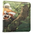 thumbnail image 1 of WOBOGO Red Panda Photo Albums 20 pages large capacity DIY self-adhesive page PU leather cover for family wedding anniversary baby vacation photos 24×11.8in, 1 of 9