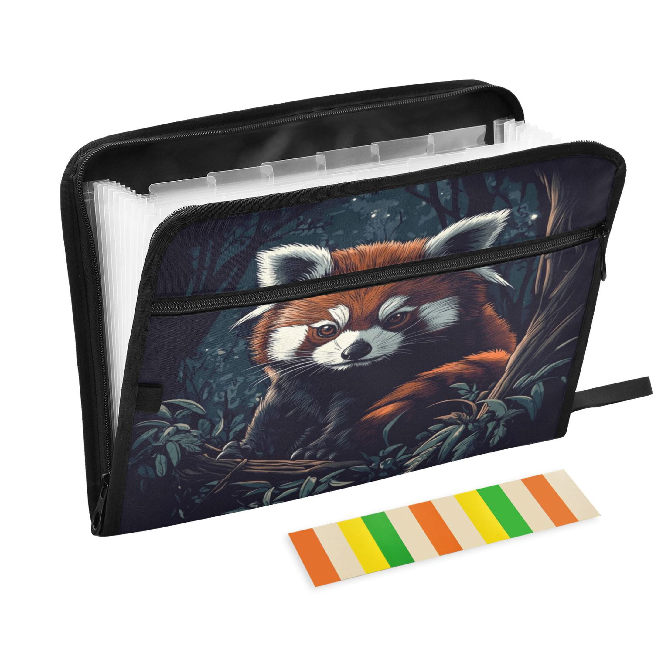 WOBOGO Red Panda in The Night Expanding File Folder Letter Size ...