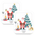 thumbnail image 1 of WOBOGO Santa Claus Night Light Lamp with Smart Sensor Dusk to Dawn Sensor 0.6W Plug-in 2-Pack, 1 of 7