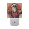 thumbnail image 1 of WOBOGO Santaclos with Outstretched Hands LED Night Light 2 Pcs Set 0.5 Watt Wall Plug in Dusk to Dawn Automatic Switch Soft White Light, 1 of 7