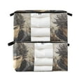 thumbnail image 1 of WOBOGO Satoru Gojo Clothes Storage 2Pack Foldable Thick Fabric Blanket Organizer Bag with Handle 24.8×16.93×16.17in, 1 of 7
