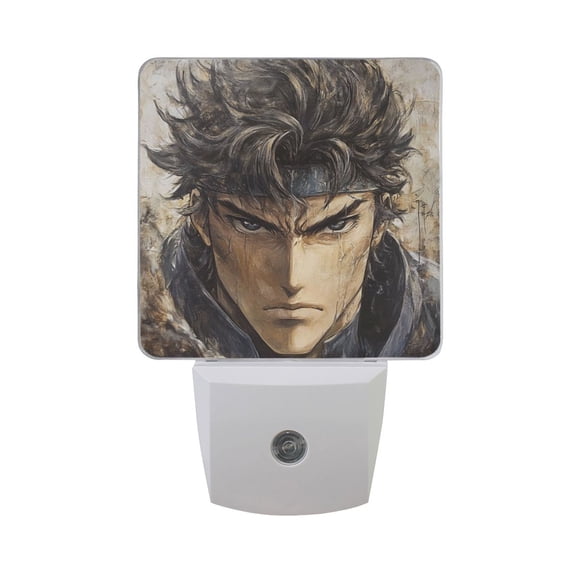 WOBOGO Satoru Gojo LED Night Light 2 Pcs Set 0.5 Watt Wall Plug in Dusk to Dawn Automatic Switch Soft White Light