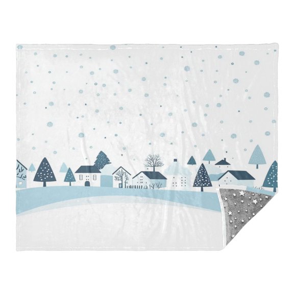 WOBOGO Simple Winter Facecloth Blanket Fluorescent Effect in The Dark Four Seasons of Comfortable and Soft Skin Friendly Sheet 7055in