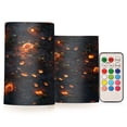 thumbnail image 1 of WOBOGO Size Combo Candle Flickering Flameless with Remote Control and Timer for Romantic Atmosphere Glowing Roses, 1 of 7