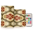 thumbnail image 1 of WOBOGO Size Combo Candle Flickering Flameless with Remote Control and Timer for Romantic Atmosphere Retro Carpet, 1 of 7