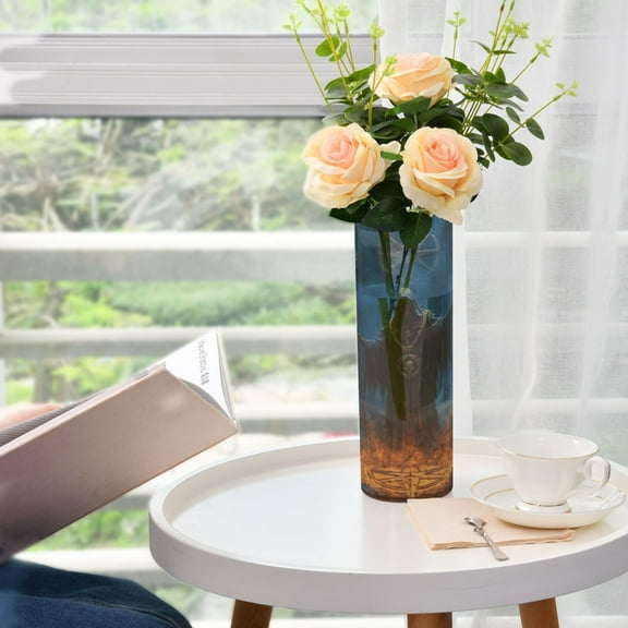 WOBOGO Skull Reaper Plastic Vase Home or Wedding Decoration Centerpiece Unbreakable 11.83.9in