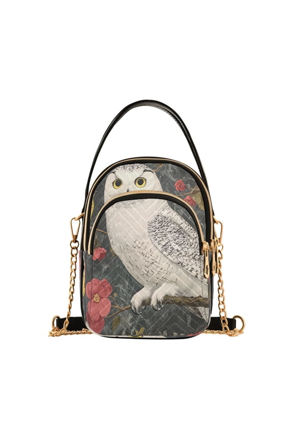 Snowy Owl Ladies Chain Shoulder Bag Fashion Designer Handbag Versatile Classic Style