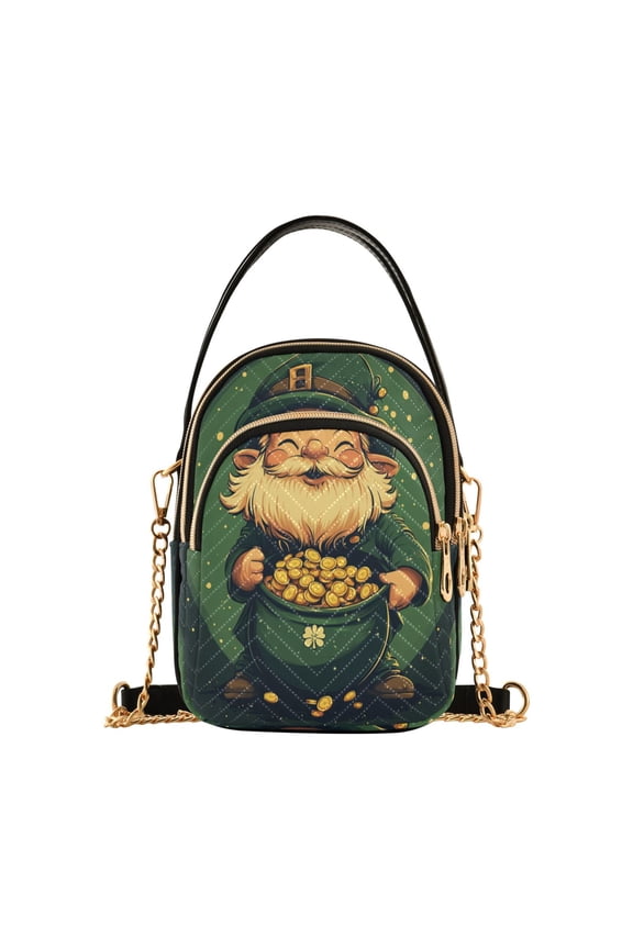 St Patricks Dwarf Demon Ladies Chain Shoulder Bag Fashion Designer Handbag Versatile Classic Style