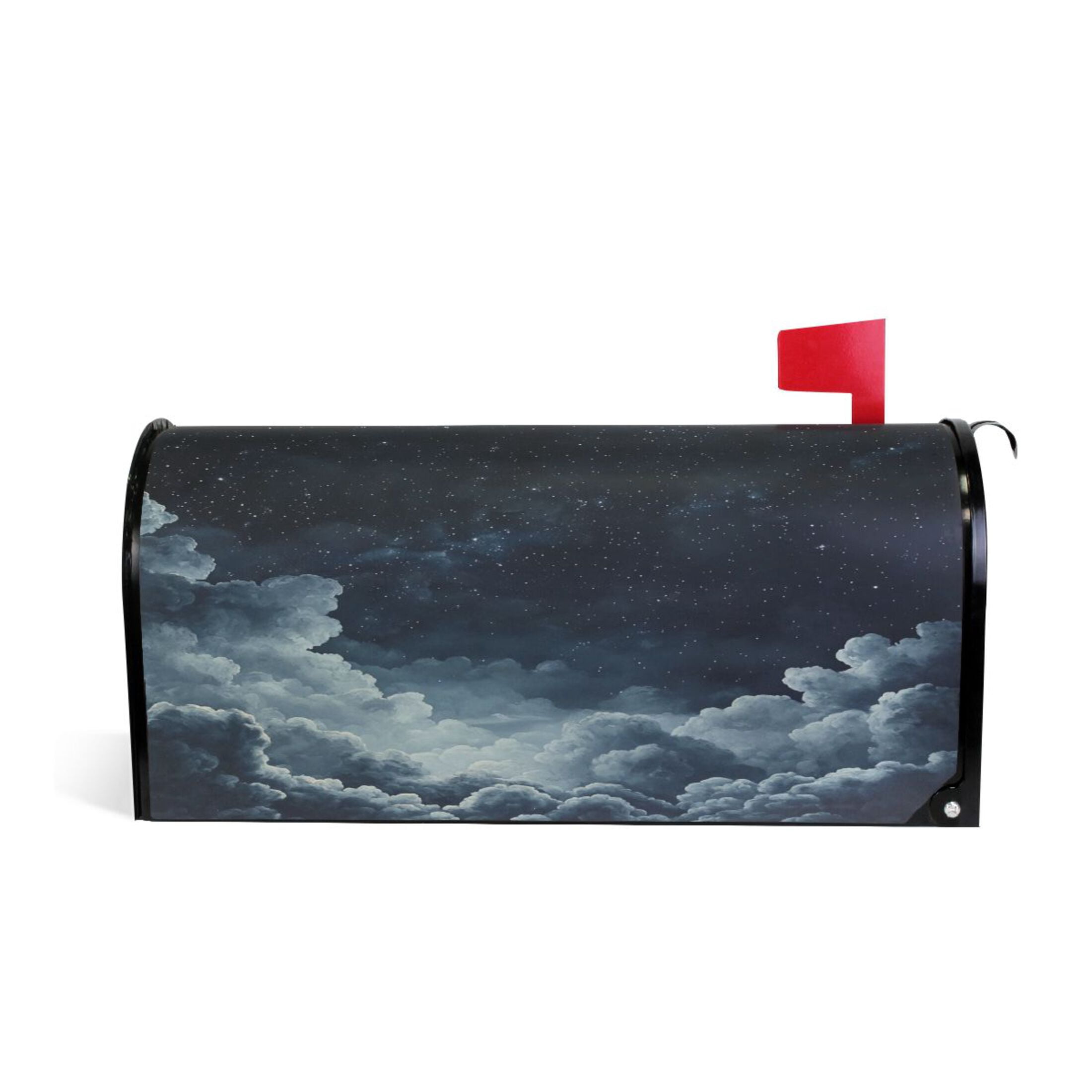 WOBOGO Starry Night Sky Picture Mailbox Cover Magnetic for Garden Yard Home Decor Standard Size 25.4×20.78in