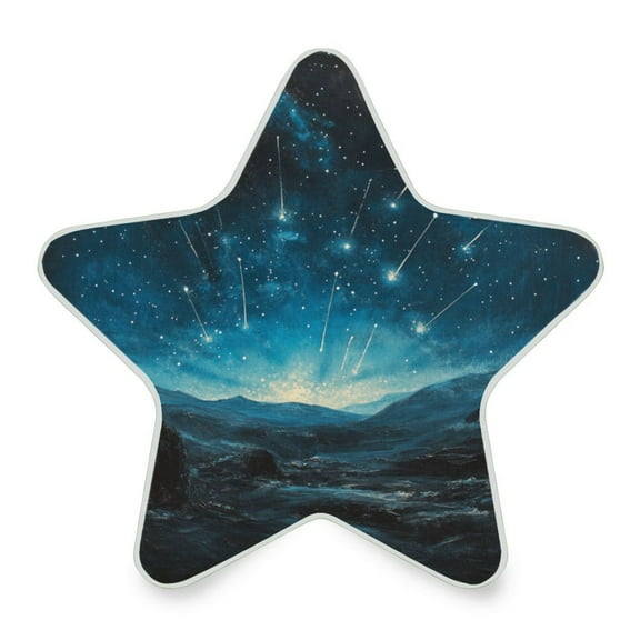 WOBOGO Starry Sky LED Star Night Light 0.2 Watt Wall Plug Dusk to Dawn Auto Switch Adjustable Brightness Soft White Light