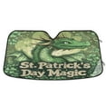 thumbnail image 1 of WOBOGO Stpatricks Day Anime Dragon Car Windshield Sunshades Autopilot Lightweight Accordion Sun Visor 55×27.6in, 1 of 8