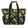 thumbnail image 1 of WOBOGO Stpatricks Day Four Leaves Clover Tote Shopping Bag Reusable Heavy Duty Durable Foldable Washable 15.4×12.8×9.8in, 1 of 8