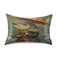 thumbnail image 1 of WOBOGO Strange Fish Satin Pillowcase Soft Smooth Envelope Design Comfortable Bedding Essentials 20×26in, 1 of 9