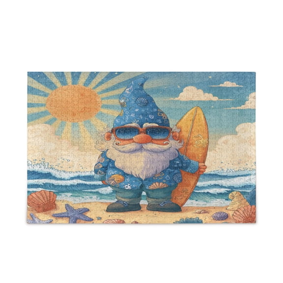 WOBOGO Summer Dwarf Puzzle Challenge 500 Piece Jigsaw Suitable for Game Night Finished Size 20.5 x 14.9in