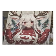 WOBOGO The Antler Lass Jigsaw Puzzle Challenge 500 Piece Jigsaw Suitable for Game Night Finished Size 20.5 x 14.9in