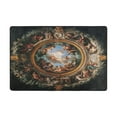 thumbnail image 1 of WOBOGO The Baroque Pattern Carpet Non-Slip Rugs Soft Doormat 72×48in Living Dining Room Bedroom Decorative, 1 of 7