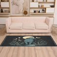 thumbnail image 1 of WOBOGO The Moon Fox Bedside Long Rug Delicate and Soft Modern Indoor Area Decor Non Slip Carpet for Bed Room Corridor Entrance Balcony, 1 of 8